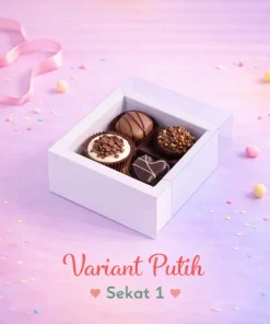 Alternative view of Kotak Hampers Transparan Premium Kraft Gift Box Snack Sekat Clear Box Kado Elegan Pernikahan
