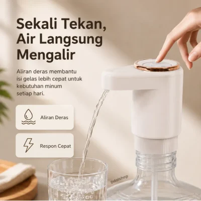 Pompa galon elektrik double pump untuk air minum