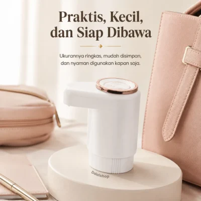 Pompa galon elektrik dengan aliran air deras