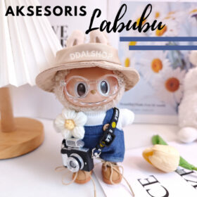 Aksesoris Boneka Viral Pernak Pernik Labubu Baju Celana Kacamata Topi Tas Sepatu - Foto 1