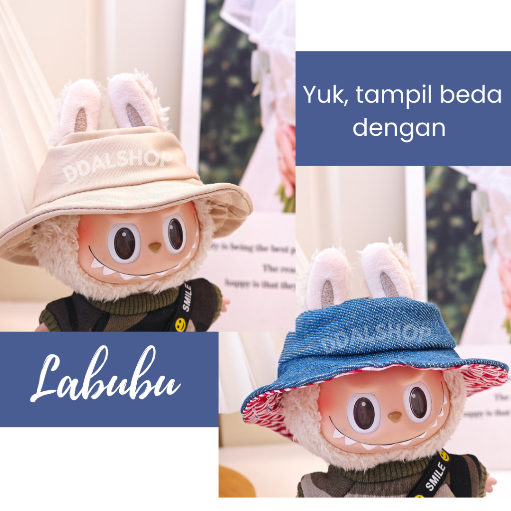 Aksesoris Boneka Viral Pernak Pernik Labubu Baju Celana Kacamata Topi Tas Sepatu - Foto 5