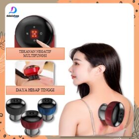 Alat Bekam Kerokan ElektrikTerapi Massage Badan Dengan Katup Pelepas Udara Gelombang Magnetik - Foto 2