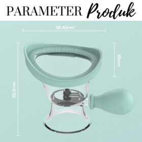 Alat Cuci Mata Portable Eye Washer Gelas Bilas Mata Silikon Lembut Pink Mint Praktis Dibawa - Foto 6