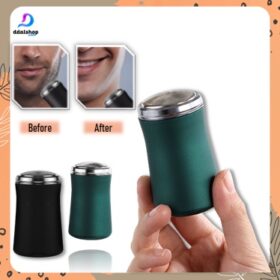 Alat Mesin Cukur Jenggot Kumis Elektrik Mini Portable Pisau Electric Shaver USB Rechargeable - Foto 1