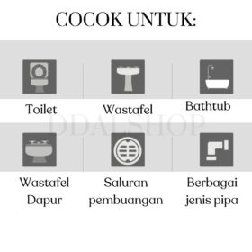 Alat Sedot / Penyedot Wc Mampet – Alat Sedot Saluran wastafel DRAIN BUSTER Suction Pump - Foto 8