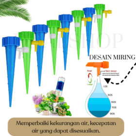 Alat Siram Tanaman Otomatis Sprinkler Taman Irigasi Kebun Dripper Penyiram Sistem Tetes Air - Foto 2