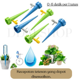 Alat Siram Tanaman Otomatis Sprinkler Taman Irigasi Kebun Dripper Penyiram Sistem Tetes Air - Foto 7