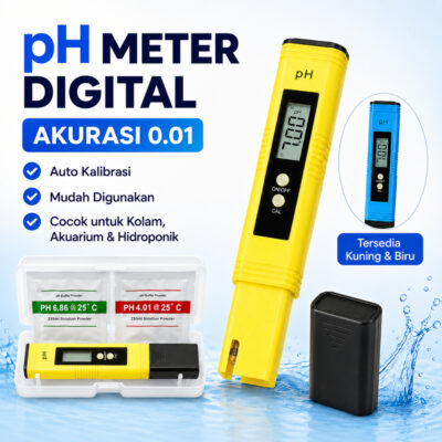 Alat Uji Tingkat Keasaman Air pH Meter Otomatis Tingkat Akurasi 0.01 - Foto 1