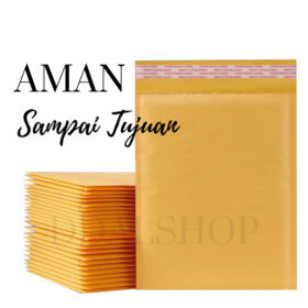 Amplop Coklat Bubble Wrap Envelope Packaging paket pengiriman barang 9×15,11×15,13×23,17×21,25×32 - Foto 3