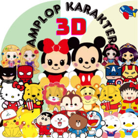 Amplop uang Lebaran Karakter Unik Lucu motif doraemon, pikachu, hello kitty, superman, dll Murah - Foto 1