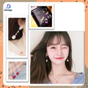 Anting Panjang Rumbai Korea Aksesoris Wanita Fashion Terbaru - Foto 1