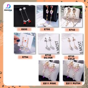 Anting Panjang Rumbai Korea Aksesoris Wanita Fashion Terbaru - Foto 5