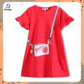 Baju Dress Anak Perempuan Import Premium Usia 4-15tahun - Foto 3
