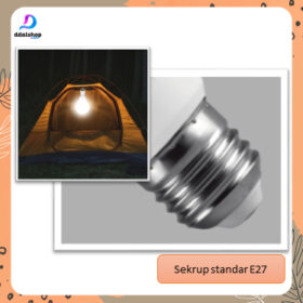 Bola Lampu Emergency Led Darurat Mati Lamp Konduktif Grafena Eksperimen Uji Serat 5 Watt - Foto 5