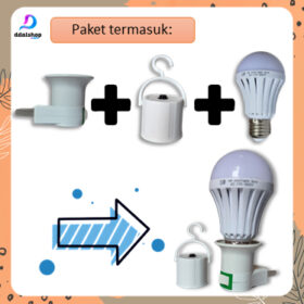 Bola Lampu Emergency Led Darurat Mati Lamp Konduktif Grafena Eksperimen Uji Serat 5 Watt - Foto 8