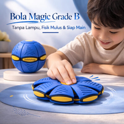 Bola Magic LED Mainan Anak – Grade B (Lampu Tidak Full Nyala) - Foto 1