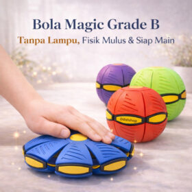 Bola Magic LED Mainan Anak – Grade B (Lampu Tidak Full Nyala) - Foto 2