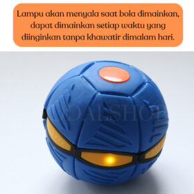 Bola Ufo Magic Ball Mainan Terbang Ajaib Interaktif Lampu LED Kelap Kelip musik Bola Injak Viral - Foto 8
