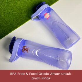Botol Air Minum Sekolah Anti Bocor Tumpah  Splash Bottle TwinTulipware 650ml BPA Free Tutup  Flip - Foto 3