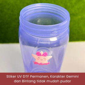 Botol Air Minum Sekolah Anti Bocor Tumpah  Splash Bottle TwinTulipware 650ml BPA Free Tutup  Flip - Foto 5