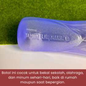 Botol Air Minum Sekolah Anti Bocor Tumpah  Splash Bottle TwinTulipware 650ml BPA Free Tutup  Flip - Foto 7