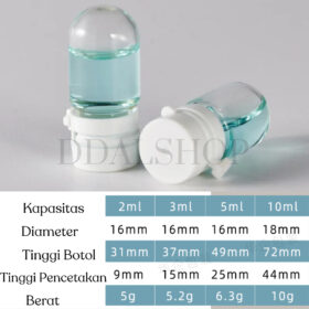 Botol Bohlam Kaca Kosong Travel Bottle Skincare Kosmetik Serum TonerLiquid Medis Refill2ml3ml5ml10ml - Foto 6