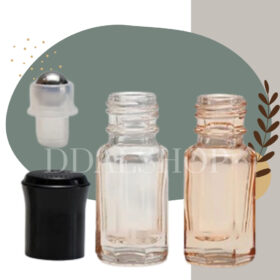 Botol Kaca Parfum Roll On Mini Transparan Warna Warni Bottle Kosong Isi Ulang Refill Size 3ml - Foto 8