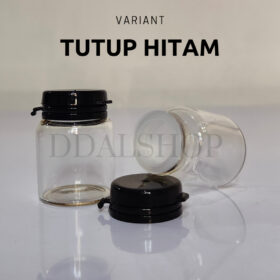 Botol Kaca Pot Cream Skincare Lotion Kosmetik Bottle Mini Travel Jar Kedap Udara Size 5g 10g 15g - Foto 7
