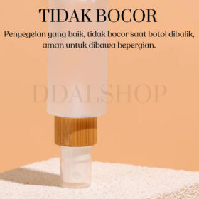 Botol Kaca Spray Cairan Pump Airless Lotion Bottle Refill Aesthetic Travel Size 20ml 30ml 40ml 50ml - Foto 6