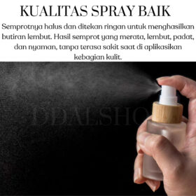 Botol Kaca Spray Cairan Pump Airless Lotion Bottle Refill Aesthetic Travel Size 20ml 30ml 40ml 50ml - Foto 7