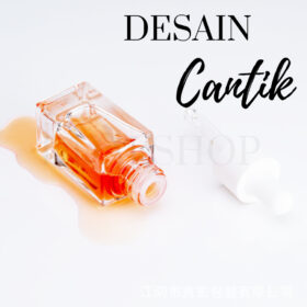 Botol Kaca Tetes Serum Essence Kosong Pipet Bottle 10ml 15ml 30ml Bening - Foto 5