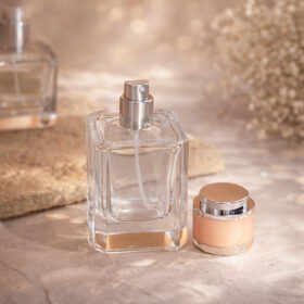 Botol Kosong Refil Spray Press Parfum Bottle Kaca Tebal Tutup Kayu Siinder Aesthetic 30ml 50ml 100ml - Foto 6