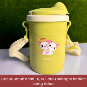 Botol Minum Anak Fun Jug Tumbler TwinTulipware Karakter Lucu 600ml BPA Free FoodGrade Tali selempang - Foto 5