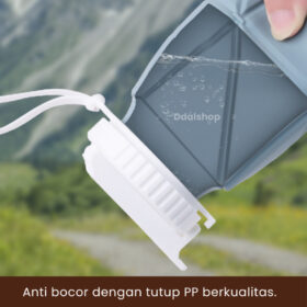 Botol Minum Lipat Silikon 620ml BPA Free Food Grade Portable Anti Bocor Travel Outdoor - Foto 3