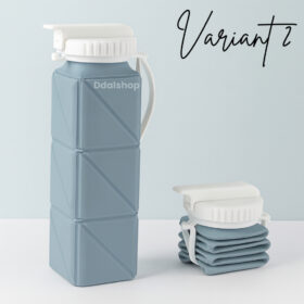 Botol Minum Lipat Silikon 620ml BPA Free Food Grade Portable Anti Bocor Travel Outdoor - Foto 9