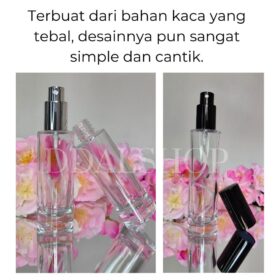 Botol Parfum Drat Ulir Bottle Spray Refill Kaca Isi Ulang Tinggi Travell Size 30ml 50ml Good Quality - Foto 3