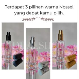 Botol Parfum Drat Ulir Bottle Spray Refill Kaca Isi Ulang Tinggi Travell Size 30ml 50ml Good Quality - Foto 4