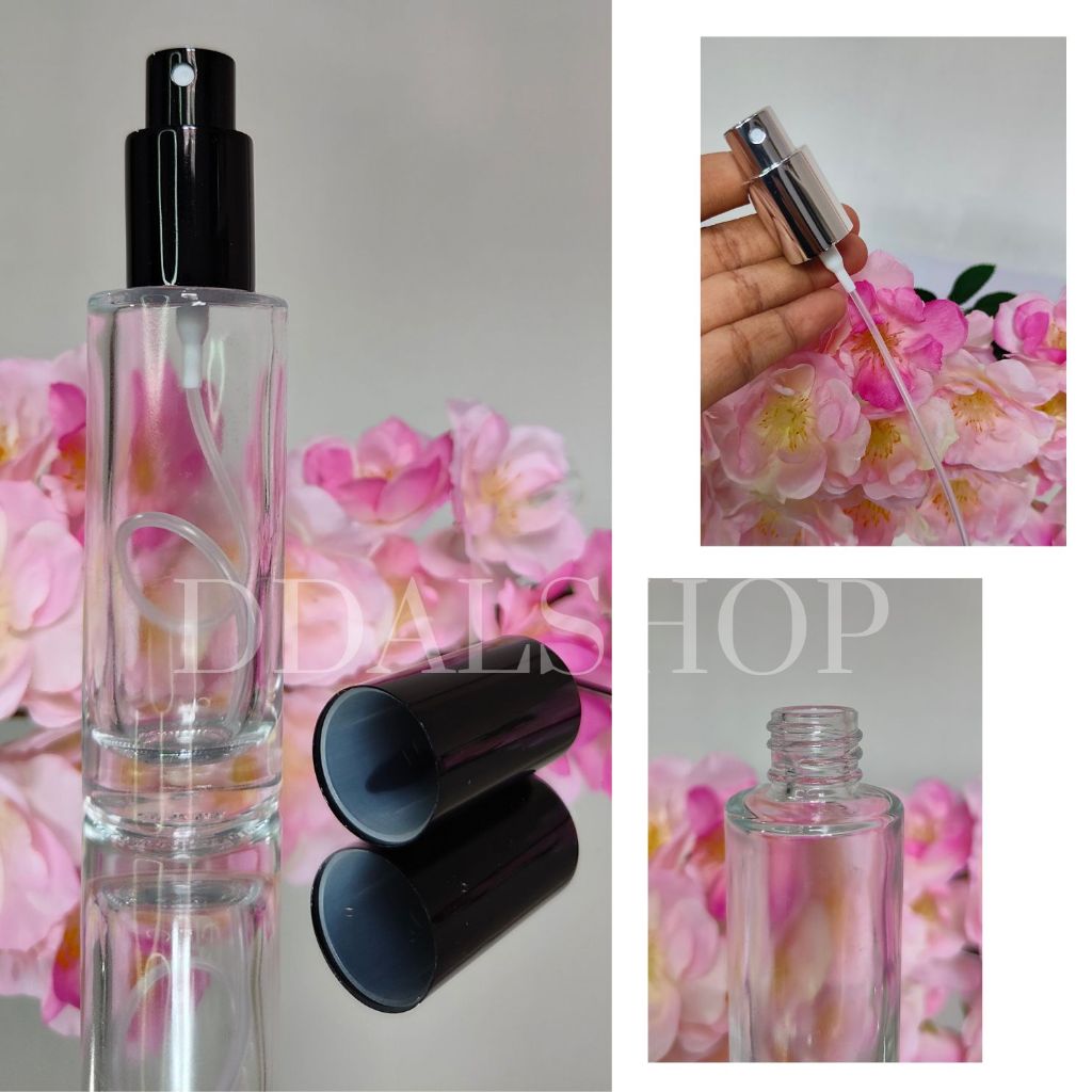 Botol Parfum Drat Ulir Bottle Spray Refill Kaca Isi Ulang Tinggi Travell Size 30ml 50ml Good Quality - Foto 6