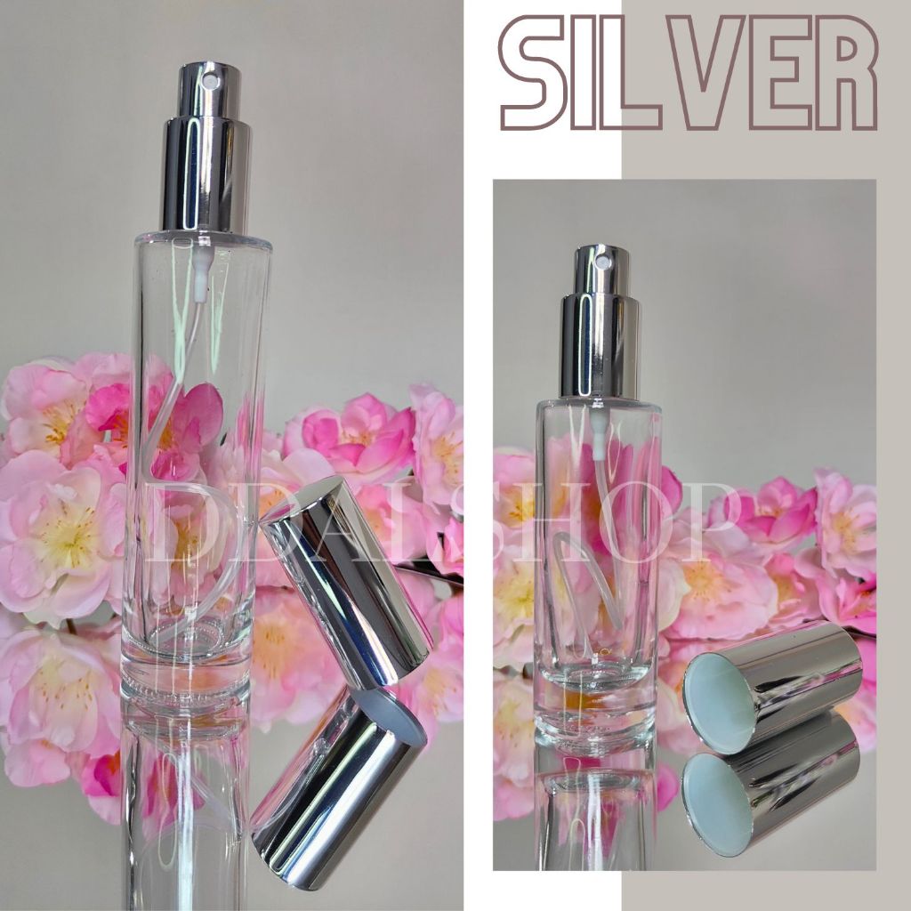Botol Parfum Drat Ulir Bottle Spray Refill Kaca Isi Ulang Tinggi Travell Size 30ml 50ml Good Quality - Foto 9