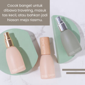 Botol Parfum Kosong Mini 10ml Spray Kaca Aesthetic Praktis untuk Travel Refill Desain Unik - Foto 2