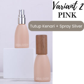 Botol Parfum Kosong Mini 10ml Spray Kaca Aesthetic Praktis untuk Travel Refill Desain Unik - Foto 6