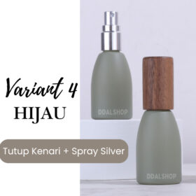 Botol Parfum Kosong Mini 10ml Spray Kaca Aesthetic Praktis untuk Travel Refill Desain Unik - Foto 7