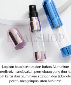 Botol Parfum Kosong Travel Mini Refill Spray 5ml isi ulang Parfume Bottle Unik Portable - Foto 2