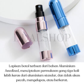 Botol Parfum Kosong Travel Mini Refill Spray 5ml isi ulang Parfume Bottle Unik Portable - Foto 2