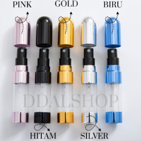Botol Parfum Kosong Travel Mini Refill Spray 5ml isi ulang Parfume Bottle Unik Portable - Foto 6
