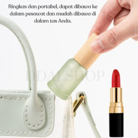 Botol Parfum Spray Aesthetic Bottle Kaca Drat Ulir Refill Isi Ulang Travel 10ml Tutup Kayu Cantik - Foto 4