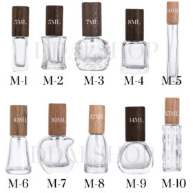 Botol Parfum Spray Kaca Isi Ulang Bottle Kosong Drat Ulir Bening Transparan Refill Travel Size 5ml 7ml 8ml 10ml 12ml 14ml 15ml Tutup Kayu - Foto 4