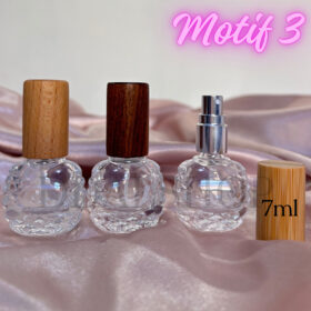 Botol Parfum Spray Kaca Isi Ulang Bottle Kosong Drat Ulir Bening Transparan Refill Travel Size 5ml 7ml 8ml 10ml 12ml 14ml 15ml Tutup Kayu - Foto 7