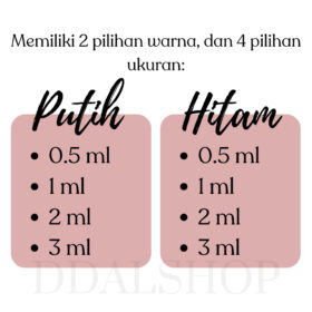 Botol Parfume Mini Kaca Kecil Refill  Tester 0,5ml 1ml 2ml 3ml Tabung Reaksi - Foto 7
