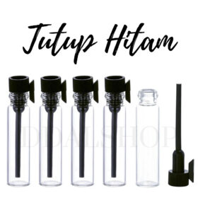 Botol Parfume Mini Kaca Kecil Refill  Tester 0,5ml 1ml 2ml 3ml Tabung Reaksi - Foto 8
